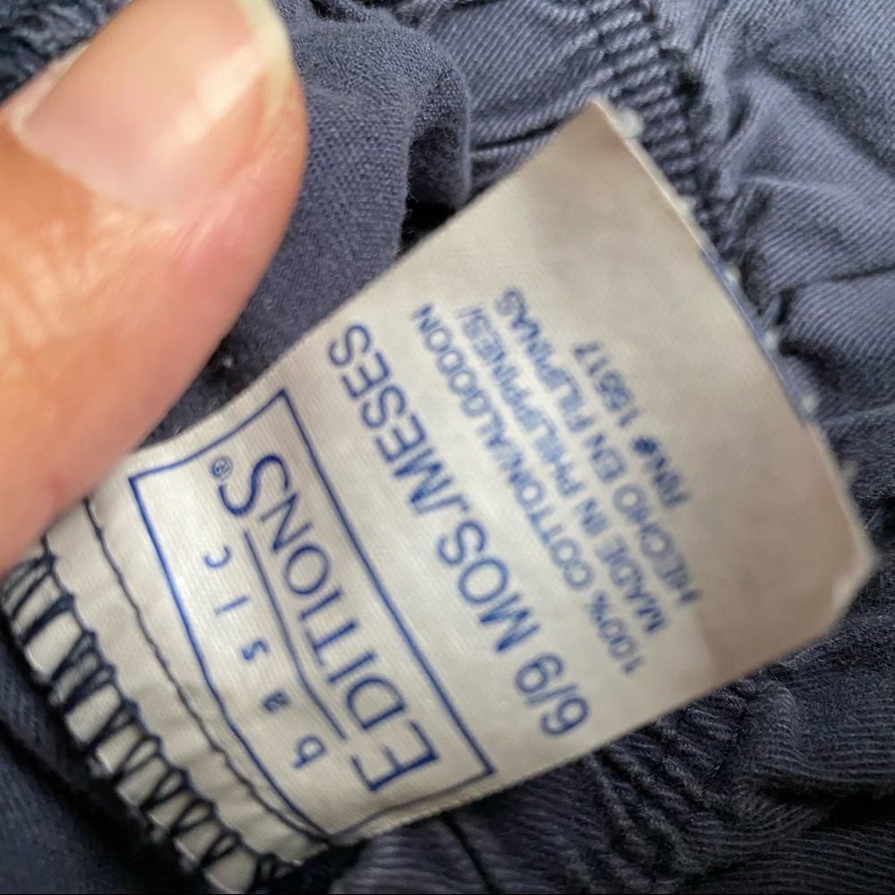 Carters 2pc blue/white outfit Carters/Basic Edition - Picture 4 of 4